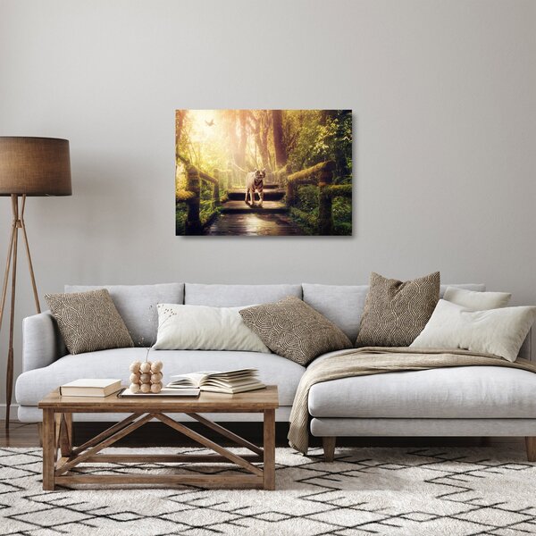 Staklena slika tigra (70x50 cm)