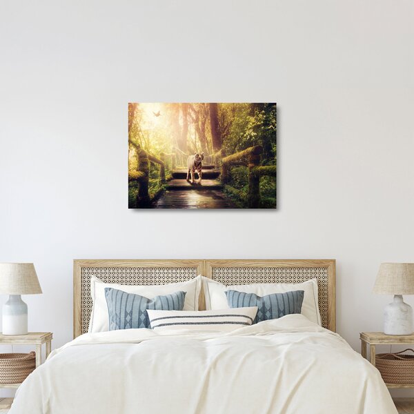 Staklena slika tigra (70x50 cm)