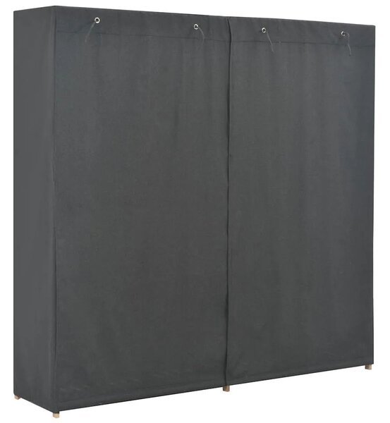 Ormar od tkanine sivi 200 x 40 x 170 cm - Siva 1 1 Siva