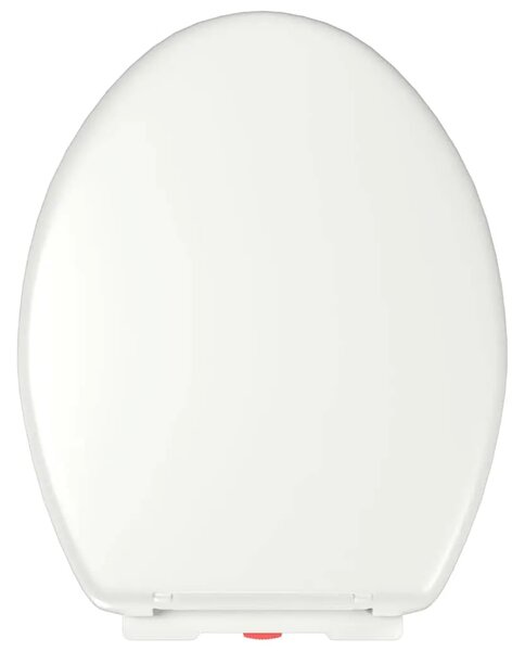 Daska za wc - Toaletna daska s mekim zatvaranjem i brzim otpuštanjem bijela - Bijela 45.5 x 37.5 cm 1 Bijela