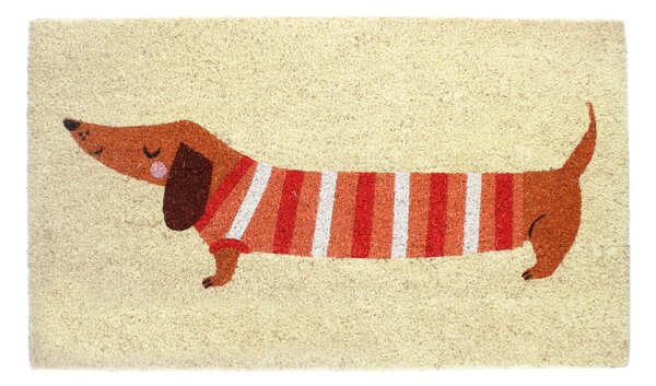 Otirač od kokosovih vlakana 43x73 cm Sausage Dog – Rex London