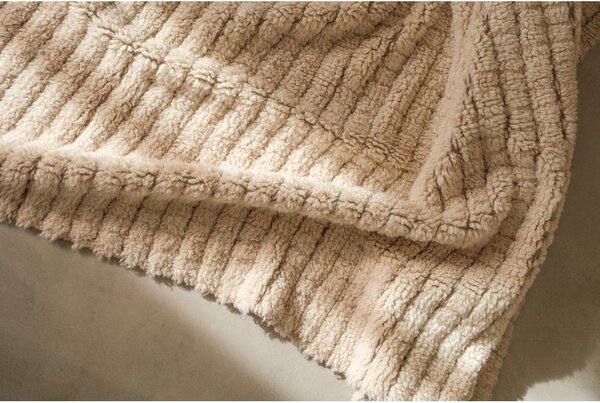 Bež periv/ručno rađen vunen tepih 80x140 cm Unexpected Wool – Lorena Canals