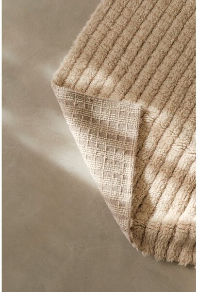 Bež periv/ručno rađen vunen tepih 80x140 cm Unexpected Wool – Lorena Canals