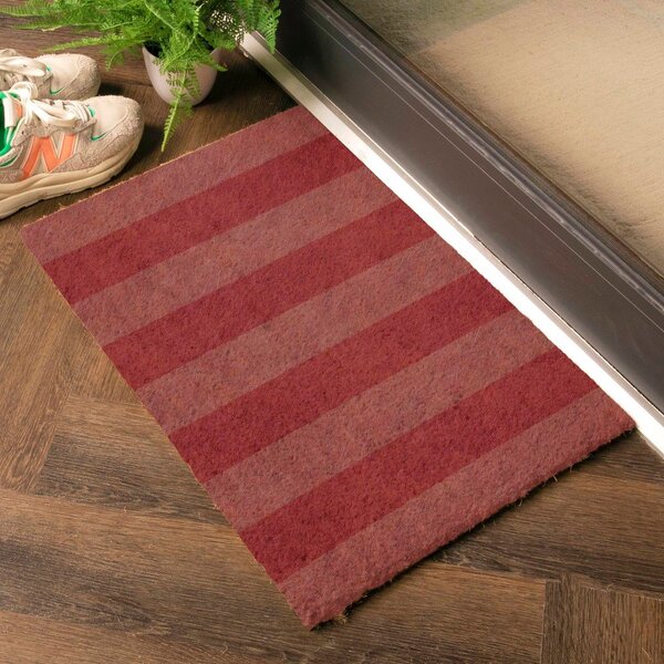 Otirač od kokosovih vlakana 40x60 cm Pink Stripe – Artsy Doormats