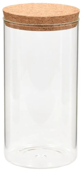 Staklenke za pohranu s plutenim poklopcima 6 kom 1400 ml - Transparentan 6 1400 1400