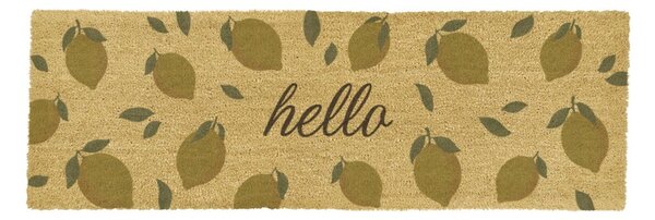 Otirač od kokosovih vlakana 40x120 cm Hello Lemons – Artsy Doormats