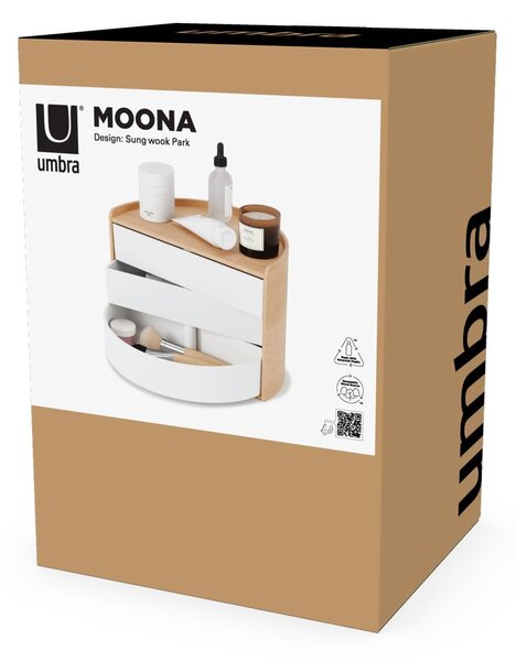 Kupaonski organizator okretni u prirodnoj boji Moona – Umbra