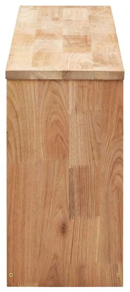 Klupa za pohranu cipela od masivne orahovine 94 x 20 x 38 cm - 1 38 cm 94 cm 1