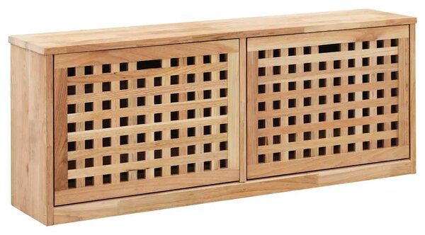 Klupa za pohranu cipela od masivne orahovine 94 x 20 x 38 cm - 1 38 cm 94 cm 1