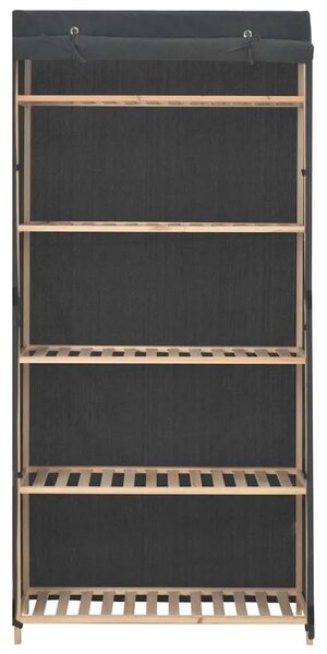 Ormar od tkanine sivi 79 x 40 x 170 cm - Siva 1 1 Siva