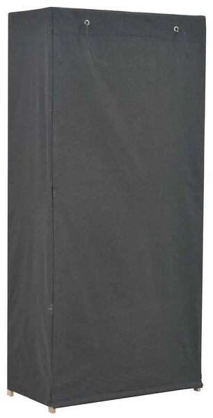 Ormar od tkanine sivi 79 x 40 x 170 cm - Siva 1 1 Siva