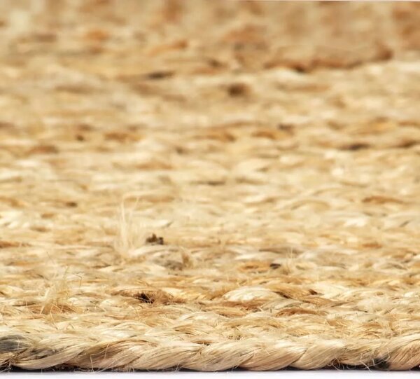 Ručno rađeni tepih od jute prirodne boje 80 x 160 cm - Prirodna 80 x 160 cm 80 x 160 cm Prirodna