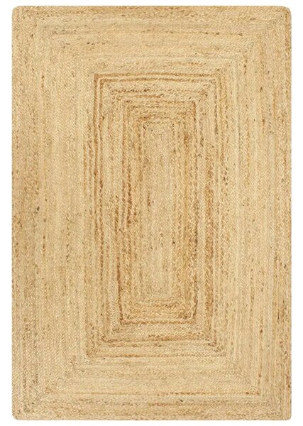 Ručno rađeni tepih od jute prirodne boje 80 x 160 cm - Prirodna 80 x 160 cm 80 x 160 cm Prirodna