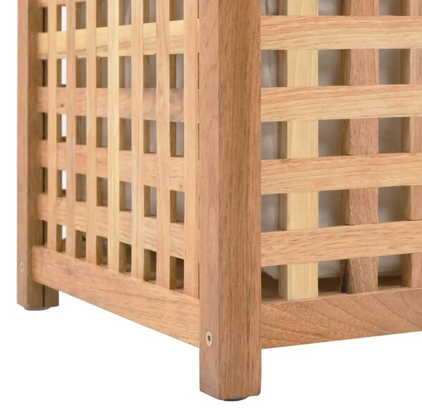 Košara za rublje 87 5 x 46 x 67 cm od masivnog drva oraha - 87.5 x 46 x 67 cm 1 87.5 x 46 x 67 cm