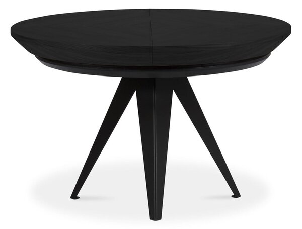 Okrugao proširiv blagovaonski stol s dodatnom pločom s crnom pločom stola ø 120 cm Magnus – Windsor & Co Sofas