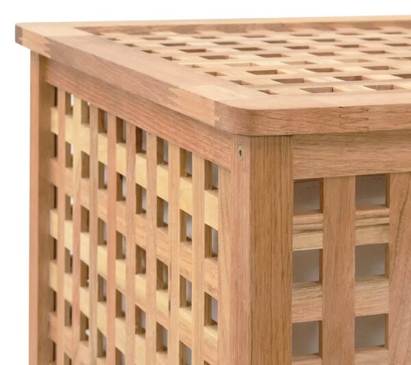 Košara za rublje 87 5 x 46 x 67 cm od masivnog drva oraha - 87.5 x 46 x 67 cm 1 87.5 x 46 x 67 cm