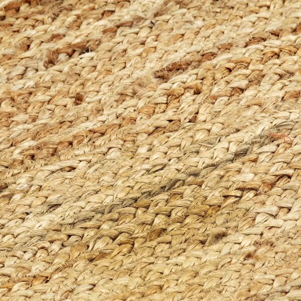 Ručno rađeni tepih od jute prirodne boje 80 x 160 cm - Prirodna 80 x 160 cm 80 x 160 cm Prirodna
