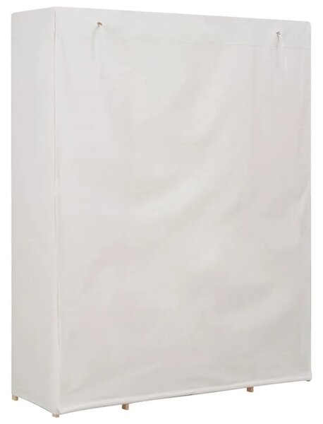 Ormar od tkanine bijeli 135 x 40 x 170 cm - Bijela 1 1 Bijela