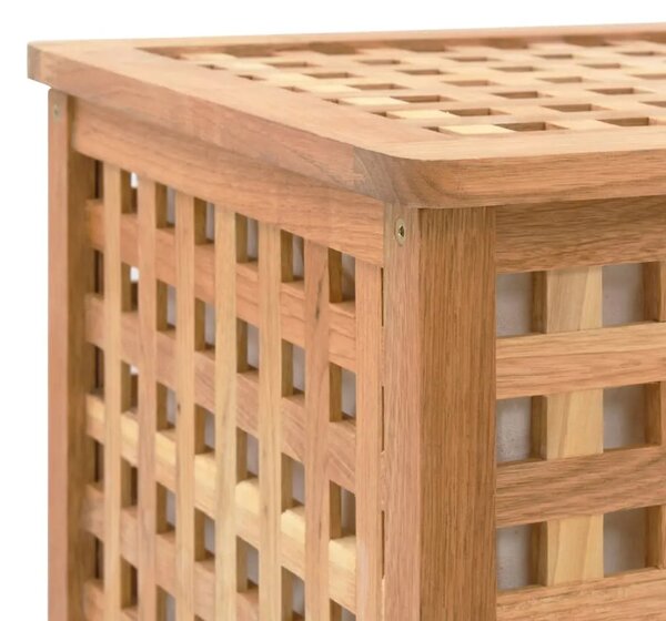 Škrinja za rublje od masivne orahovine 77 5 x 37 5 x 46 5 cm - 77.5 x 37.5 x 46.5 cm 1 77.5 x 37.5 x 46.5 cm