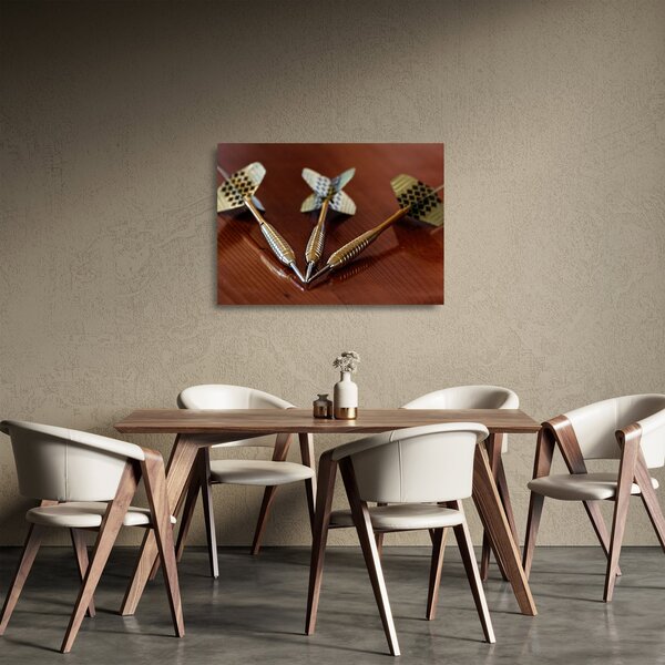 Staklena slika tri strelice (70x50 cm)