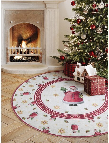 Crveni okrugao tepih s božićnim motivom ø 160 cm Toy's Delight Santa Claus – Villeroy&Boch