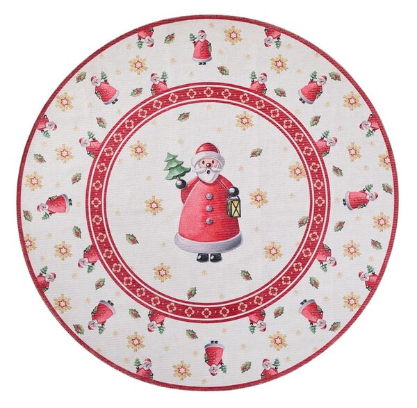 Crveni okrugao tepih s božićnim motivom ø 160 cm Toy's Delight Santa Claus – Villeroy&Boch