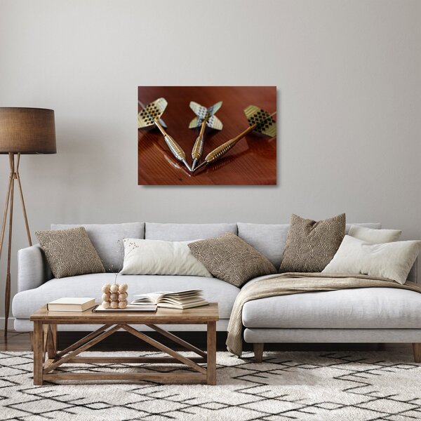 Staklena slika tri strelice (70x50 cm)