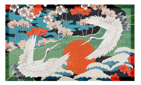 Otirač 40x70 cm Japanese Bird – Artsy Doormats