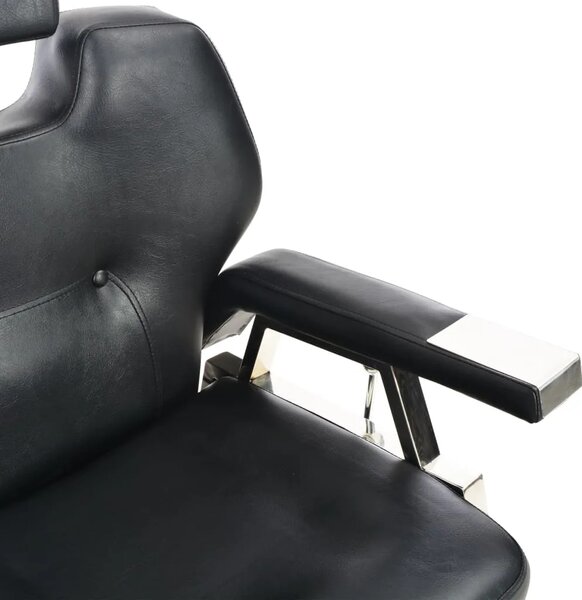 Brijačka stolica od umjetne kože crna 72 x 68 x 98 cm
