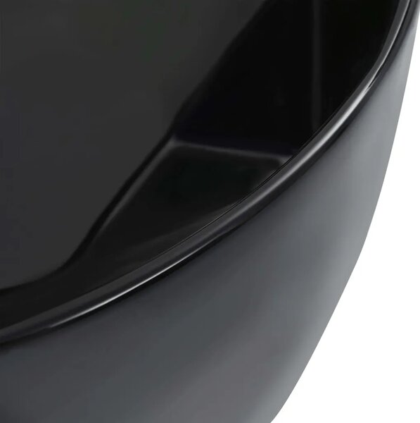 Lavabo - Umivaonik 36 x 14 cm keramički crni - Crna Crna