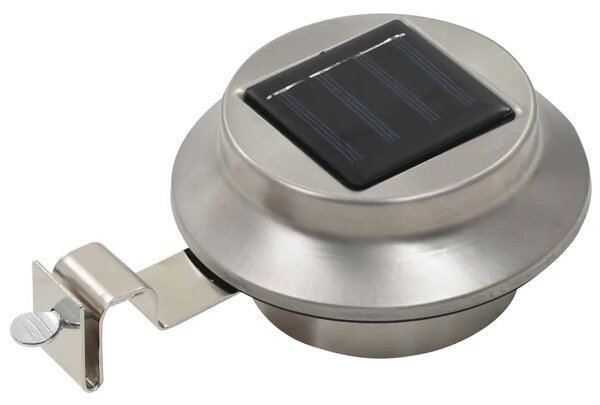 Vanjske solarne svjetiljke 12 kom LED okrugle 12 cm bijele - 12 1 12