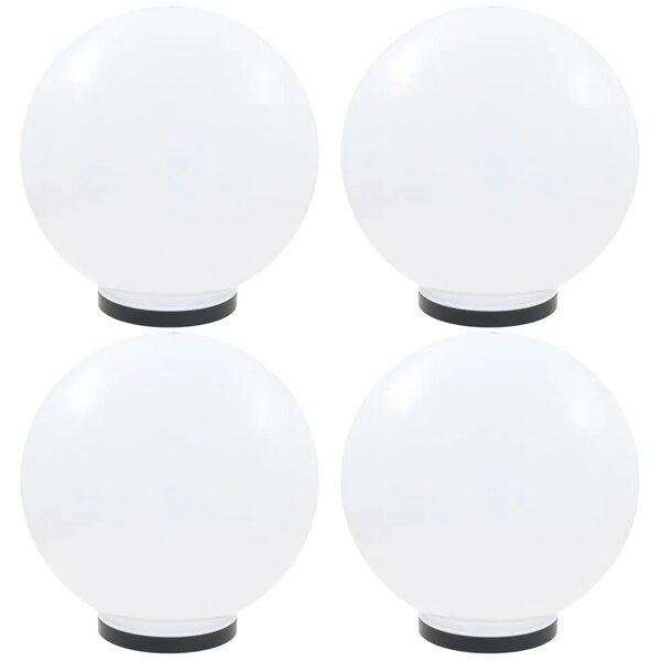 LED kuglaste svjetiljke 4 kom 40 cm PMMA - 40 cm 4 1 40 cm
