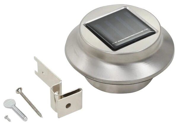 Vanjske solarne svjetiljke 12 kom LED okrugle 12 cm bijele - 12 1 12