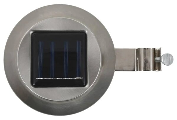 Vanjske solarne svjetiljke 12 kom LED okrugle 12 cm bijele - 12 1 12