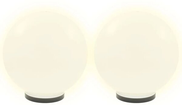 LED kuglaste svjetiljke 4 kom 40 cm PMMA - 40 cm 4 1 40 cm