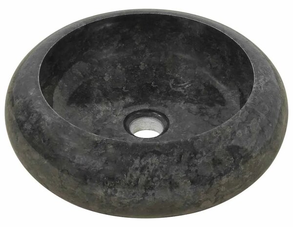 Lavabo - Umivaonik 40 x 12 cm mramorni crni - Crna Crna