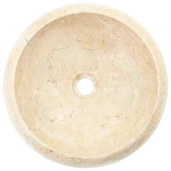 Lavabo - Umivaonik 40 x 12 cm mramorni krem - Krema Krema