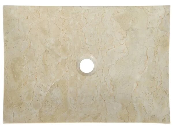 Lavabo - Umivaonik 50 x 35 x 12 cm mramorni krem - Krema Krema