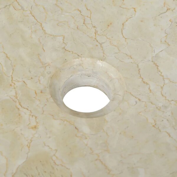 Lavabo - Umivaonik 50 x 35 x 12 cm mramorni krem - Krema Krema
