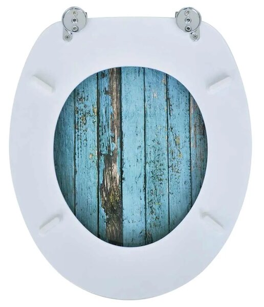 Daska za wc - Toaletna daska 2 kom MDF s uzorkom drva - 2 Staro drvo Ne 2