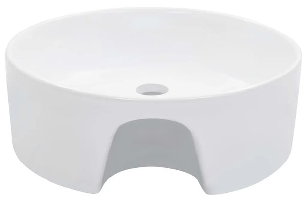 Lavabo - Umivaonik sa zaštitom od prelijevanja 36x13 cm keramički bijeli - Bijela Bijela