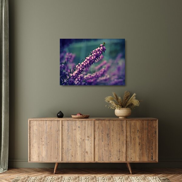 Staklena slika lavande (70x50 cm)