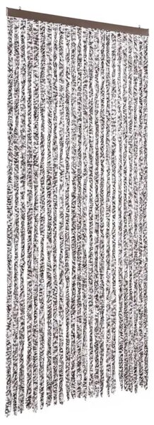 Zavjesa protiv muha - Zastor protiv insekata smeđi-bež 100 x 220 cm šenil - Smeđa i bež 100 x 220 cm Smeđa i bež 100 x 220 cm