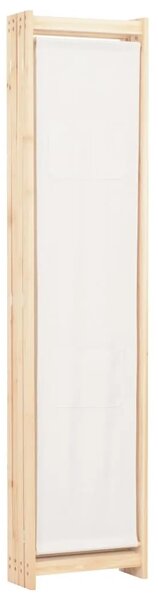 Paravan - Sobna pregrada s 4 panela od tkanine 160 x 170 x 4 cm krem - Krema 4 1 Krema