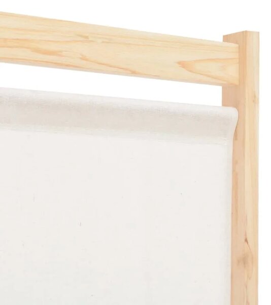 Paravan - Sobna pregrada s 4 panela od tkanine 160 x 170 x 4 cm krem - Krema 4 1 Krema