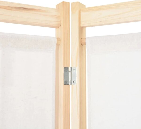 Paravan - Sobna pregrada sa 6 panela od tkanine 240 x 170 x 4 cm krem - Krema 6 1 Krema