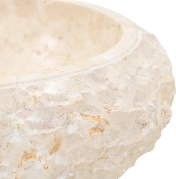 Lavabo - Umivaonik 40 x 12 cm mramorni krem - Krema Krema
