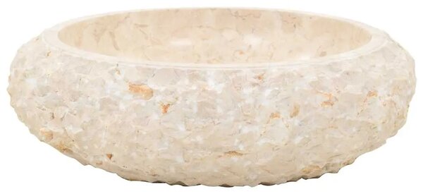 Lavabo - Umivaonik 40 x 12 cm mramorni krem - Krema Krema