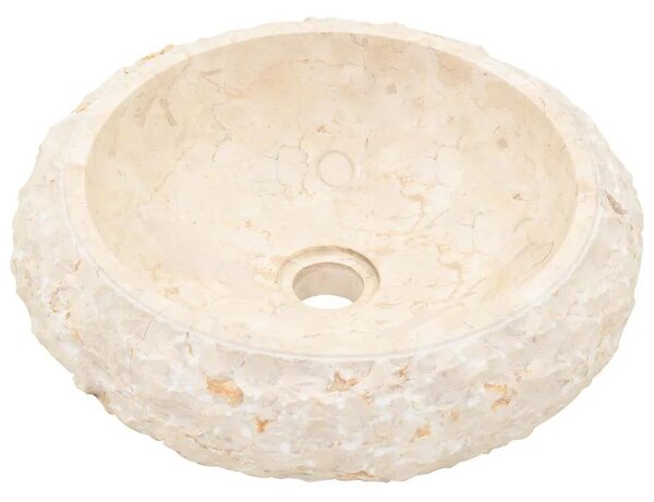 Lavabo - Umivaonik 40 x 12 cm mramorni krem - Krema Krema
