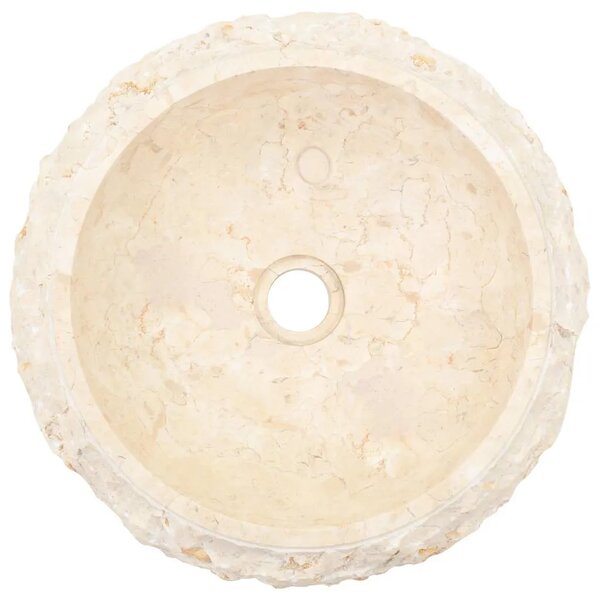 Lavabo - Umivaonik 40 x 12 cm mramorni krem - Krema Krema